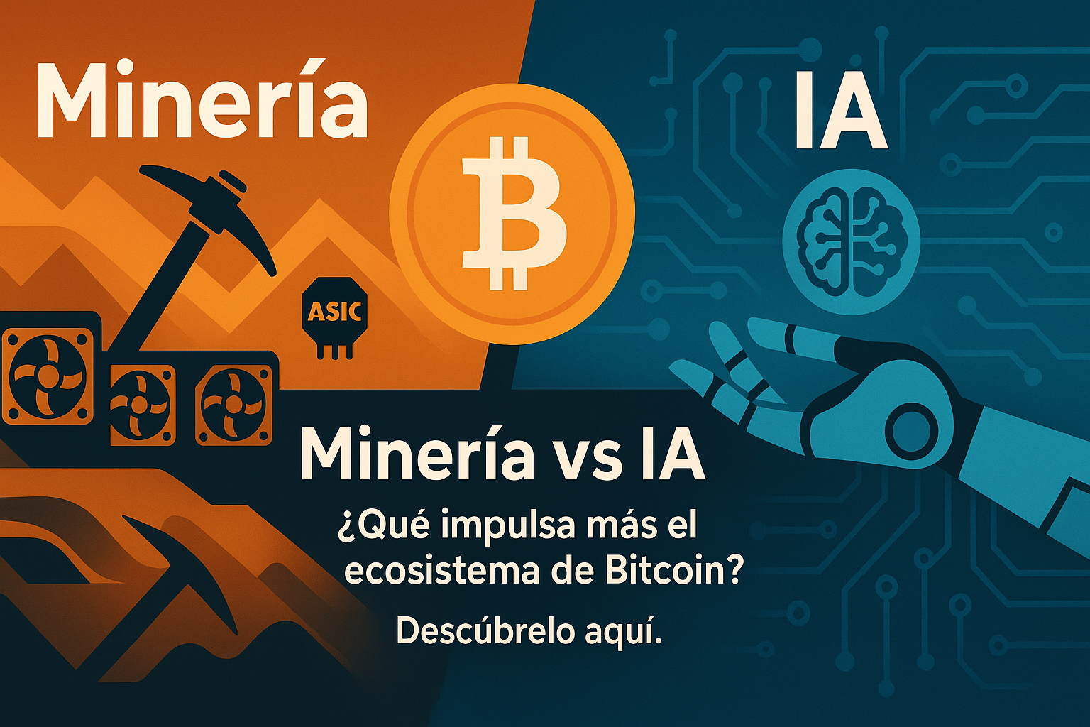 Minería vs Inteligencia Artificial en Bitcoin